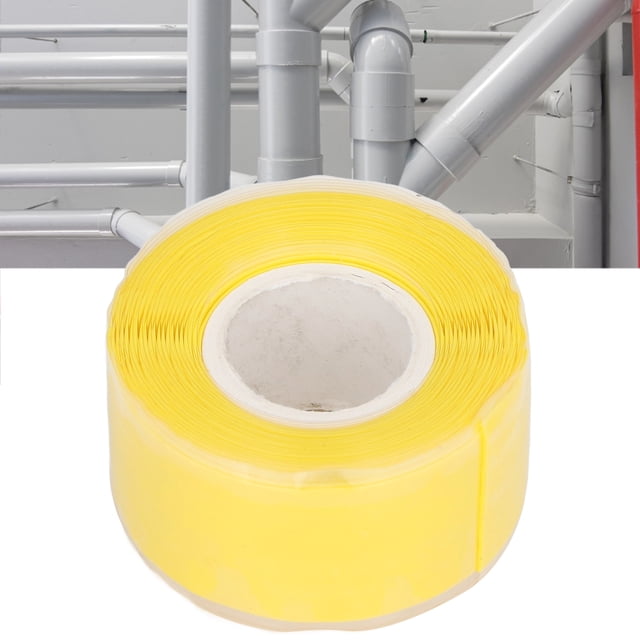 Duct Tape, Self Fusing Waterproof Tapes 3 Meter Easy Removal 4.9Mpa Tensile Strength for Maintenance Yellow