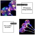 thumbnail image 6 of 6 x 20 Inch LED Lights BoBo Balloons Colourful Sequins Flashing LED Fairy Lights Balloons Luminous Balloon for Christmas Birthday Party Valentine's Day Celebrations Wedding Home Decorations, 6 of 8