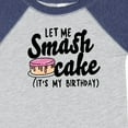 thumbnail image 4 of Inktastic Let Me Smash Cake Its My Birthday Girls Baby Bodysuit, 4 of 5