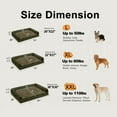 thumbnail image 3 of PayUSD Dog Beds for Large Dogs Waterproof Orthopedic Large Dog Bed with Sides Non-Slip Bottom and Egg-Crate Foam Large Dog Pet Couch Sofa with Washable Removable Cover, 3 of 8