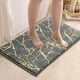 thumbnail image 4 of Alfombra de baño | Terciopelo de espuma absorbente antideslizante | Lavable a máquina | Microfibra ultra suave | Tapice de baño de secado rápido | Negro, Gris, Blanco | 40x60cm Confort Felpado, 4 of 9