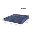 thumbnail image 3 of Square Tufted Floor Pillow - Cobalt - Medium (32 in.), 3 of 6