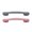 Gray and Pink, variant on Milaget 2Pieces Suitcase Handle Portable Carrying Grip Pull Handle Spare Accessories Gray and Pink