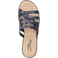 thumbnail image 2 of Easy Street Womens Sheri Faux Leather Slip On Wedge Sandals, 2 of 3