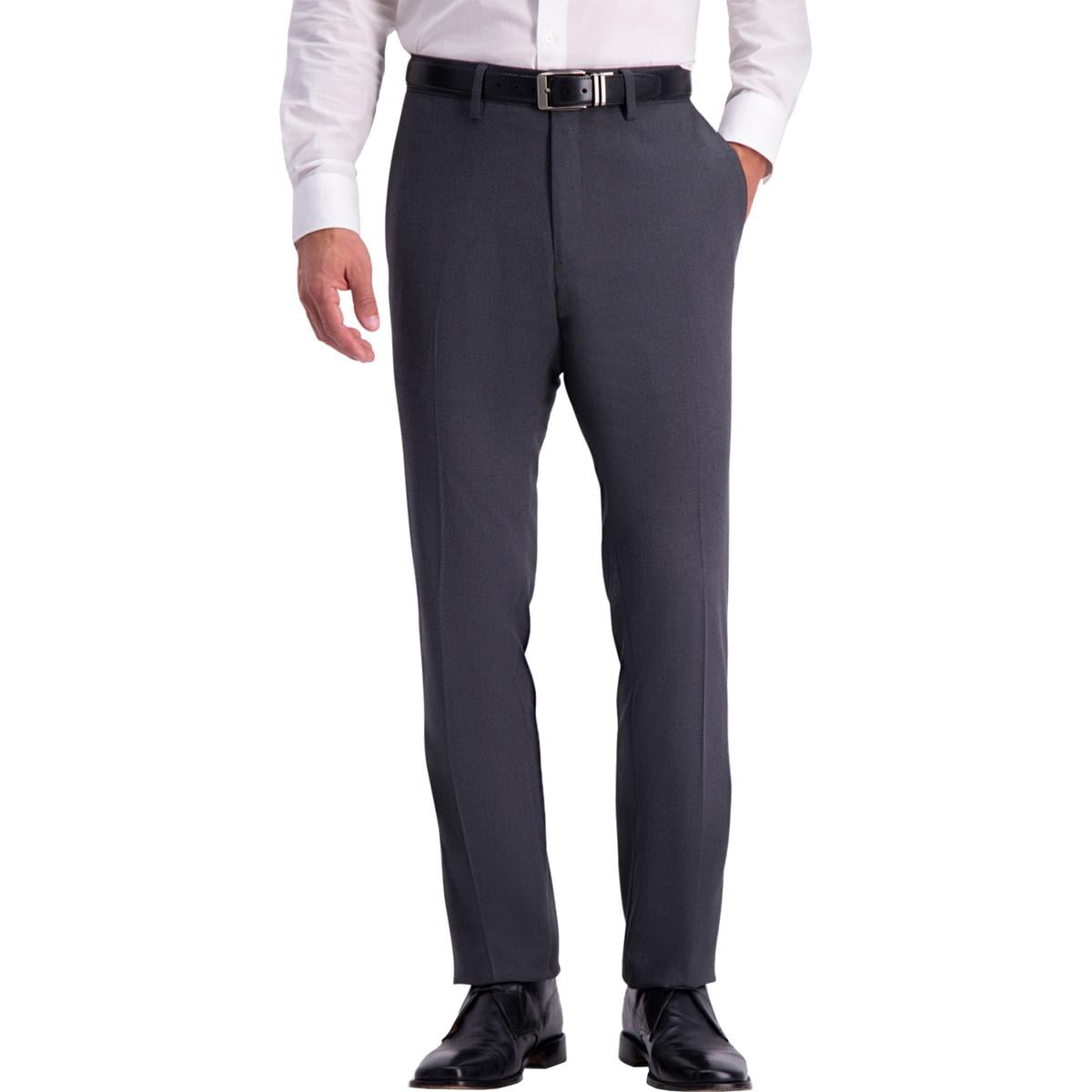 green emerald velvet dress Van Heusen Men's Slim Fit Flex Flat Front Pant