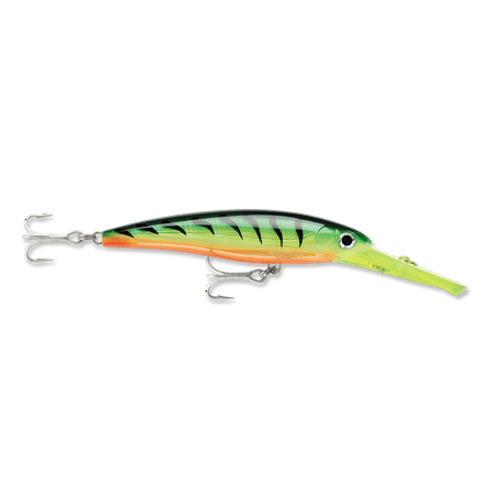 UPC: 0022677184517 | Rapala X-Rap Magnum 10 Fishing Lure – Firetiger – 10 Ft. Running Depth
