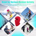 thumbnail image 5 of 2 piezas de funda deportiva para niños, bufanda, máscara de equitación para niños al aire libre, resistente al viento, 5 of 5