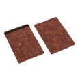 thumbnail image 3 of Maoww RFID Blocking Passport Holder with Elastic Band Wallet Compact ID Organizer Multifunctional Document Woman Banknotes Case Dark Brown, 3 of 9