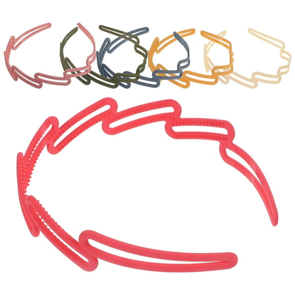 KONTONTY 6Pcs Female Headbands Assorted Color Hair Decoration Hair Accessories for Special Occasions