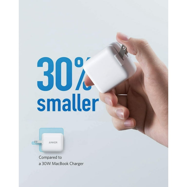 Anker Chargeur Rapide USBC PowerPort III 30W PIQ 3.0 (sans Cable) - Blanc -  Prix pas cher