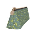 thumbnail image 2 of Xecao Cute Yoga Frogs Print Leather Pencil Case -Stationery Bag Pen Holder for Work & Office, 2 of 5