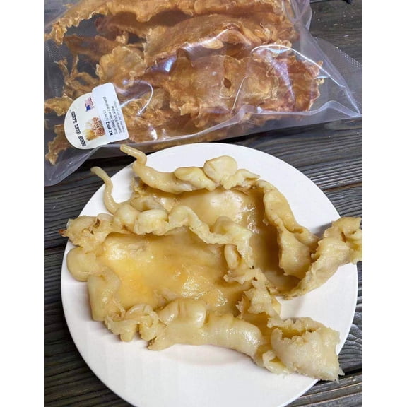 DABC OAK LAND Rich in Collagen Skin Beauty Cuisine Tonic Dried New Zealand Cod Fish Maw  Large 16oz/bag