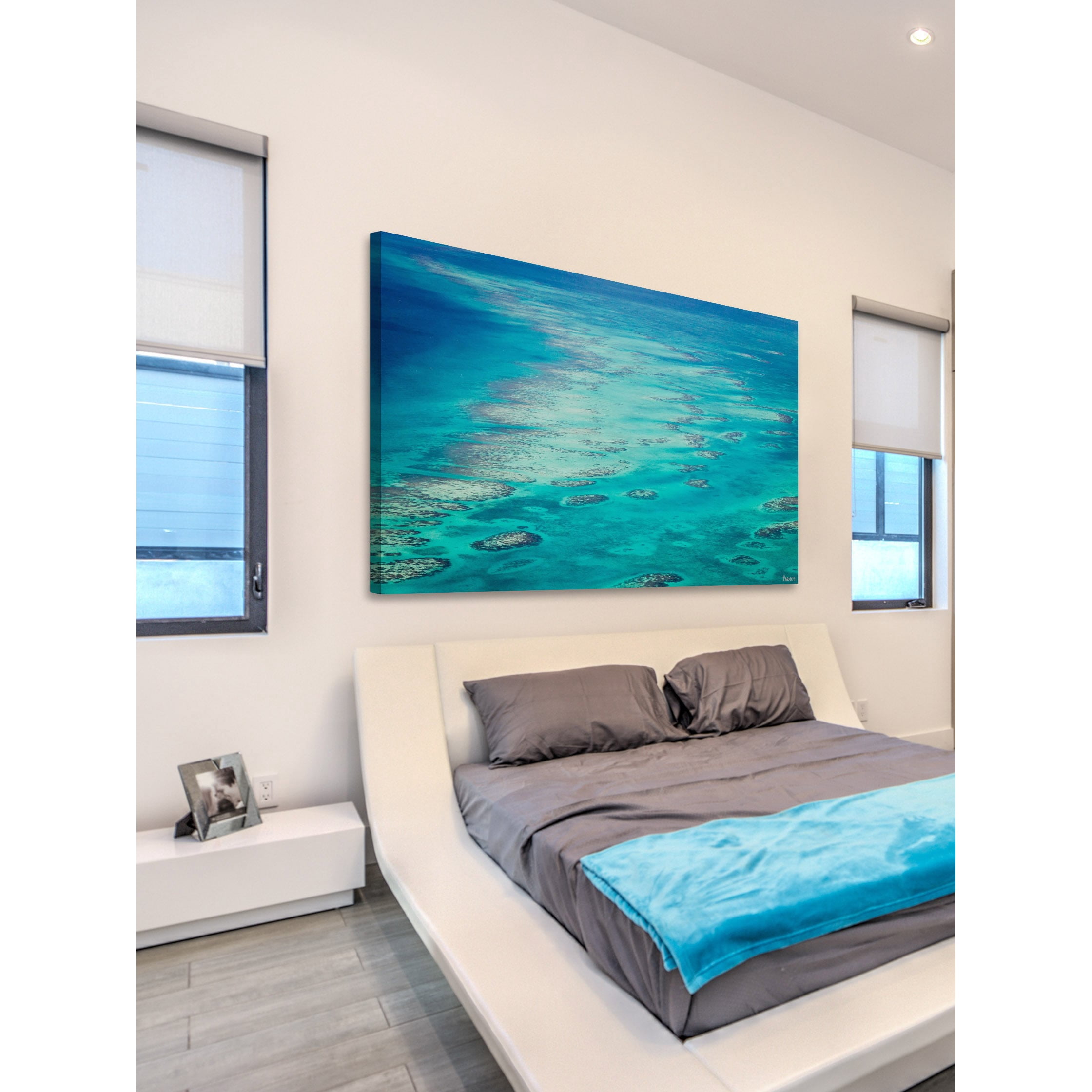 Marmont Hill "Ocean Rocks" Painting Print on Wrapped Canvas