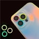 thumbnail image 3 of Luminoso Lente De Cámara De Para iPhone 13 12 11 Pro /iPhone 14 Pro HD Trasera Película De Metal Vidrio Templado Cubierta Completa De La Protector Anillo, 3 of 4