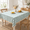 Aqua-55" x 55" (Square), variant on Aqua Checkered Tablecloth Square 55"x55"