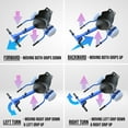 thumbnail image 6 of Cynetus Adjustable HoverCart HoverKart Go Cart Hover Cart Seat Hoverboard Seat Attachment for Electric Hoverboard self-stabilizing Scooter, 6 of 7