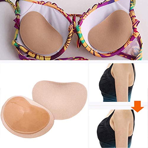 Sponge Bra Inserts SelfAdhesive Pushup Breast Pad Sticky Bra Cups for