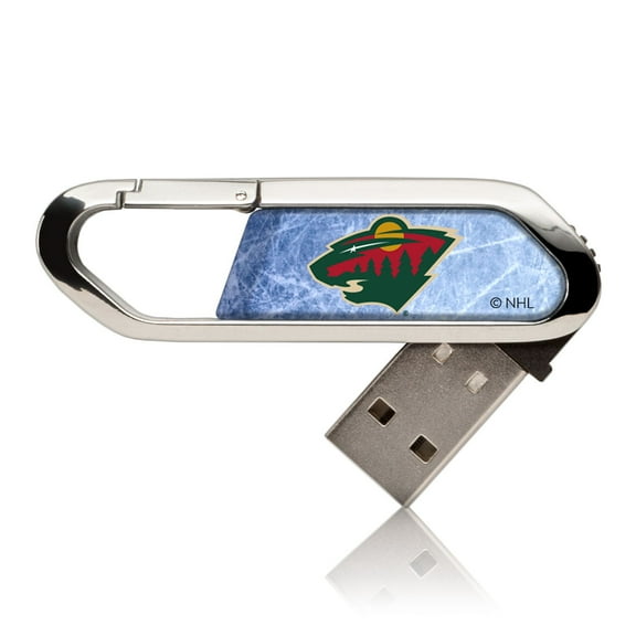 Minnesota Wild Ice Flood Clip 64GB USB Flash Drive