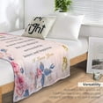 thumbnail image 2 of Yibo Birthday Unique Birthday Gift for Mom Blankets Gift Blanket Flannel Soft and Comfortable Anti-static Bed Sofa Blanket, 2 of 7