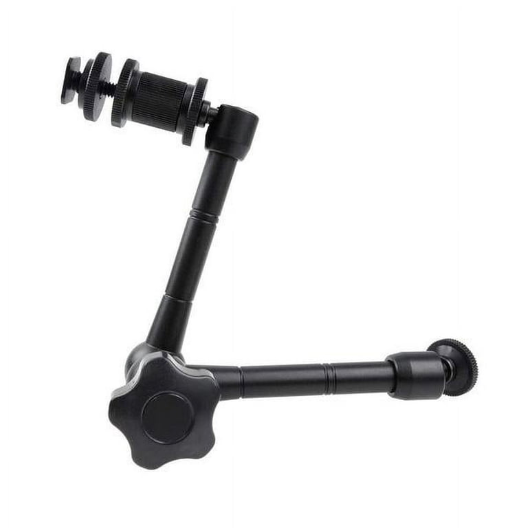 7" Friction Arm With Cold Shoe Mount - 360?? Adjustable Camera Rig For DSLR, Lights & Microphones