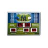 Team Sports America MLB ScoreBoard Wall Clock with Thermometer