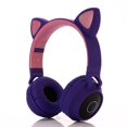 thumbnail image 1 of Auriculares Inalámbricos con Orejas de Gato LED Diadema Levamdar 2033141-2, 1 of 8