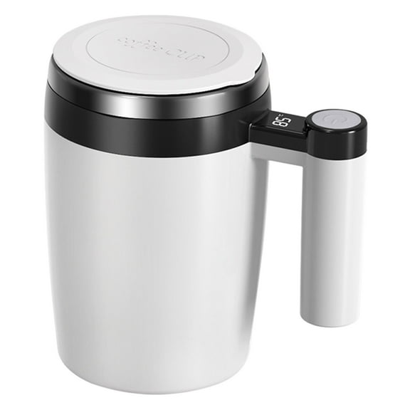 Self Stirring Mug,Rechargeable Auto Magnetic Coffee Mug, Waterproof Automatic Mixing Cup for Milk/Cocoa at Office/Kitchen/Travel 14oz Best Gift
