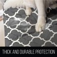 thumbnail image 4 of Original Patent Pending Reversible X-Large Oversized Sofa Protector, Many Colors, Seat Width to 78 Inch, Furniture Slipcover, 2 Inch Strap, Couch Slip Cover, Quatrefoil Charcoal Linen, 4 of 8