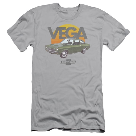 Chevrolet Vega Sunshine S/S Adult 30/1 T-Shirt Silver