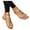 Gold D17 Fashion slides, variant on Sandal For Women Sandals For Women 2025 Slip on Flat Sandals Ladies Soft Cushion Fashion Yoga Mat Slippers Black 6.5