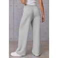 thumbnail image 2 of Women’s High Waisted Sweatpants Wide Leg Lounge Pants with Drawstring Elastic Waist Casual Workout Jogger Trousers with Pockets, 2 of 7