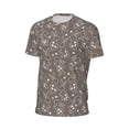 thumbnail image 6 of Wukai Retro Bunny Print Men's Short-Sleeved Mesh T-Shirt,Quick-Dry Short Sleeve Workout T-Shirt-, 6 of 8