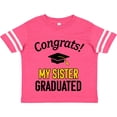 thumbnail image 3 of Inktastic Congrats My Sister Graduated with cap Boys or Girls Toddler T-Shirt, 3 of 5