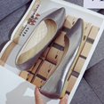 thumbnail image 6 of Women Flat Shoes Snakeskin Leather Pointed Toe Flats Sparkly Comfort Dress Ballet Flat Lightweight Slip on Loafers, 6 of 6
