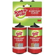 Scotch-Brite Lint Roller, Works Great On Pet Hair, 2 Rollers, 56 Sheets Per Roller, 112 Sheets Total