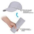 thumbnail image 6 of LShunze Sun Hat for Men Women with Neck Flap, Foldable Breathable Fishing Cap, UPF50+ Sun Protection Drawstring Sun Hat, 6 of 8
