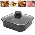 thumbnail image 1 of Multifunctional Frying Pan, Anti Scalding Handle Grill Pan Non Stick With Lid For Kitchen, 1 of 8