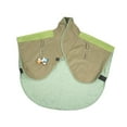 thumbnail image 3 of Parrot Anti Scratch Shoulder Protector Paver Shawl con tobillera para pájaros colgantes y campanas para guacamayos pequeños loros medianos láscecos Verde, 3 of 8