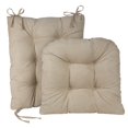 thumbnail image 1 of Klear Vu Antidérapant Poignée Twillo Rembourré Chaise Berçante Ensemble de Coussin, Siège 17" x 17" et Dossier de Siège 21" x 17", 2 Pièces, Pierre 2 Comte, 1 of 15