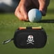 thumbnail image 5 of Bolsa para pelotas de golf, bolsa con cremallera, porta camisetas de golf, cinturón, riñonera, Divot De Gol Negro, 5 of 9