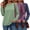 LightGreen-Purple-Navy, variant on MOSHU 3 Pack Pullover Sweatshirts for Women Crew Neck Long Sleeve Shirts Casual Loose Fit Sweatshirts Curved Hem Tunic Tops