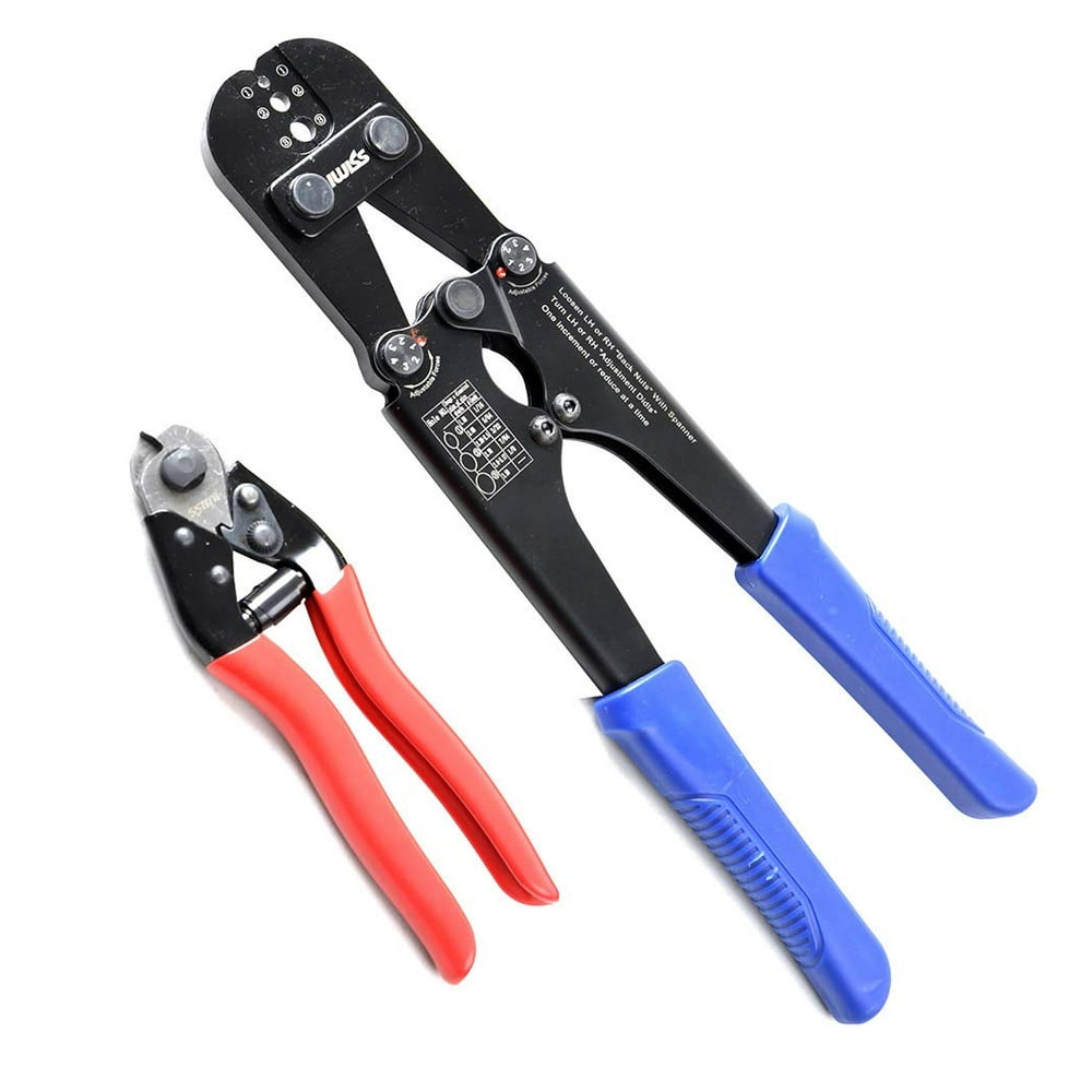 IWISS Wire Rope Crimping (Hand Swage) Tool for Swaging Copper and