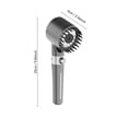 thumbnail image 7 of Ion Drops Filtered Shower Head,Ion Drops Shower Head, Drivse Showerhead Rainfall Shower Head, Adjustable Filtered Showerhead With 5 Filter Replacements, Built-In Power Flash For Bathroom Cleaning, 7 of 7