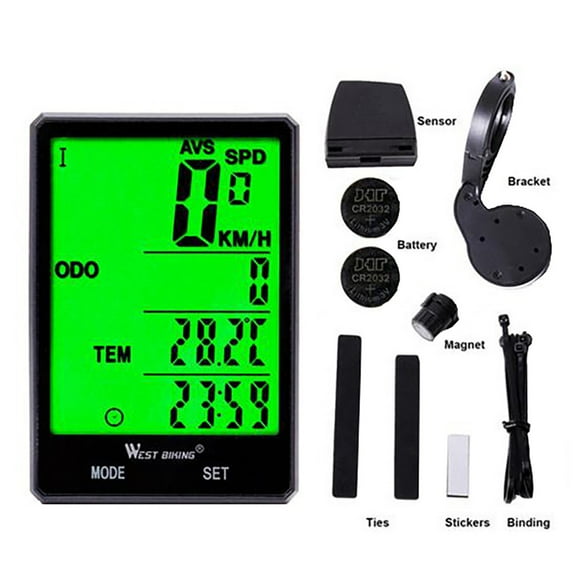 Hmsavn Road Bicycle Wireless Table Large Screen Speedometer Electronics