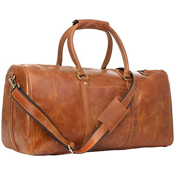 Leather Army Duffel Bag - High On Leather