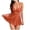 Orange, variant on HXWCHs Women's Modest Tummy Control One Piece Swimsuit Product Category Swimsuits One Women Cutout Swimwear with V-Neck Wrap Tie Back Bathing Suit for Swim Dress and Bathing XXL Green