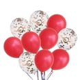 thumbnail image 4 of Juego de globos de aluminio con números rojos de 32 puldas para ración de fiestas de cumpleaños, bodas, 0, 1, 2, 3, 4, 5, 6, 7, 8 y 9 años, juguetes para niños, 4 of 6