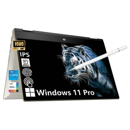 HP Pavilion x360 2-in-1 Convertible Business Laptop, 14" FHD Touchscreen, Intel Core i5-1135G7, Windows 11 Pro, 16GB RAM, 512GB SSD
