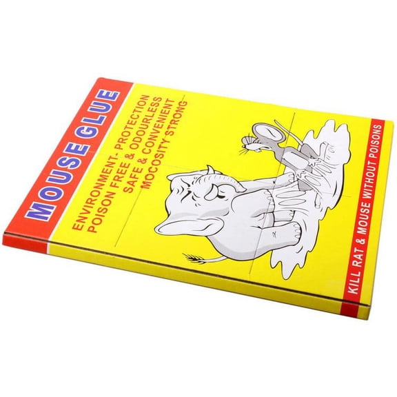 FixtureDisplays® 5PK Mouse Traps, Baited Rat, Mouse Glue Boards, Mouse Glue Traps, Disposable Traps, Mouse Glue Trap Sticky Boards 16808