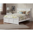thumbnail image 4 of AFI Madison Queen Foundation Bed Frame with Matching Footboard in White, 4 of 4